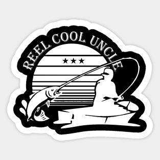 Fishing Uncle - Reel cool uncle Sticker